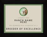 Breeder Of Excellence Certificate - MAKE YOUR OWN by Desperado-Ranch