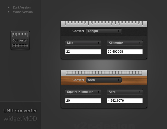 Unit Converter Widget - MOD by artist00 on DeviantArt