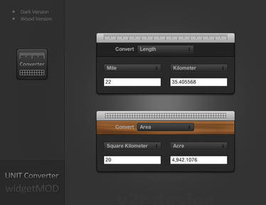 Unit Converter Widget - MOD