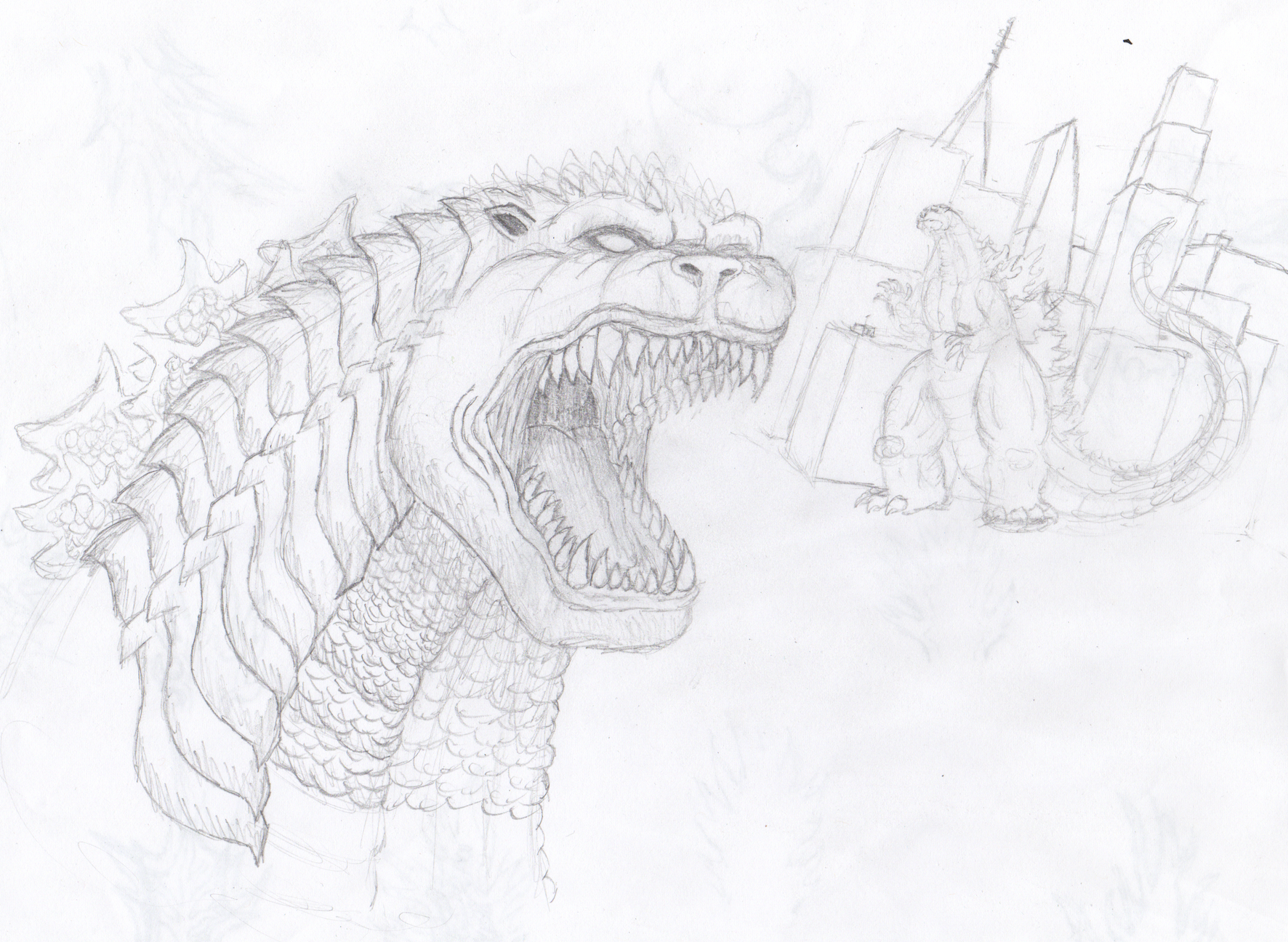 Godzilla Sketch 2