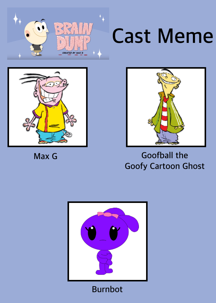 My Brain Dump Cast by PokemonFan1911 on DeviantArt