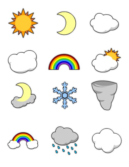 Weather Images by YeOldeVectorShoppe