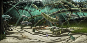 Late Devonian Miguasha ecosystem