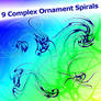 9 Complex Ornament Spirals