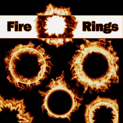 6 Fire Ring Brushes