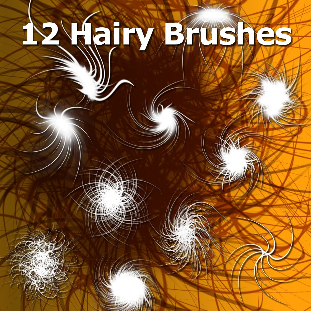 12 Hairy Brushes by XResch on DeviantArt