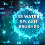 38 Water Splash Brushes