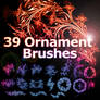 39 Floral Ornament Brushes