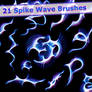 21 Spike Wave Brushes