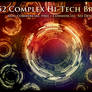 52 Complex Hi-Tech Sci-Fi Circle Brushes