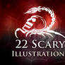 22 Scary Illustration Brushes