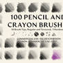 Pencil And Crayon Brushes