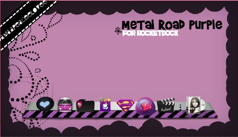 Skin Metal Road Purple