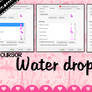 Cursor:Water drop pink