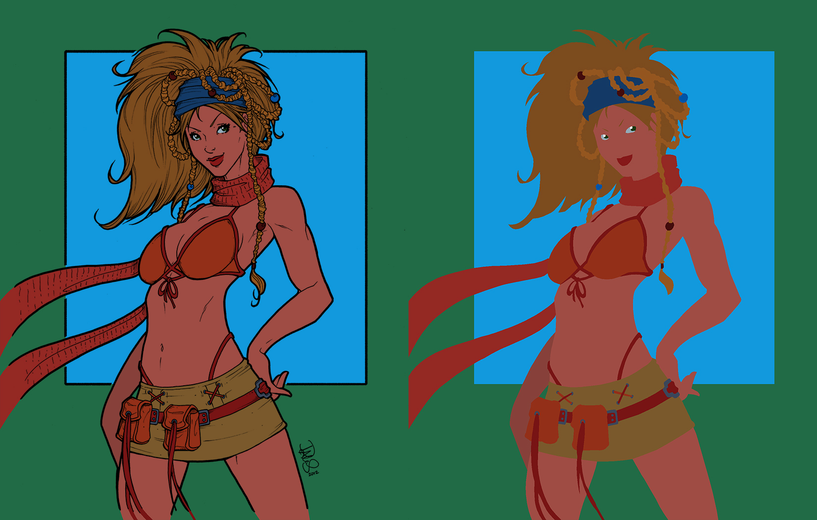 Illustrious Bits Rikku - Flats by Mr-Frisky