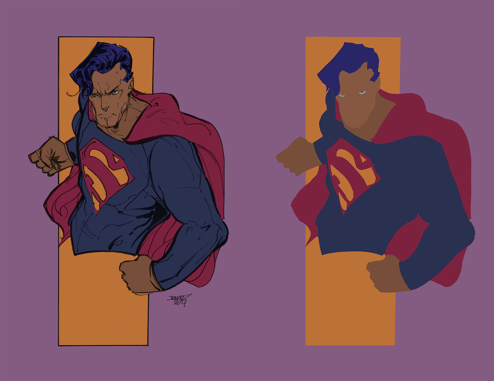 Superman for color - Flats by Mr-Frisky on DeviantArt