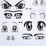 Anime Eyes Photoshop Brushes 1