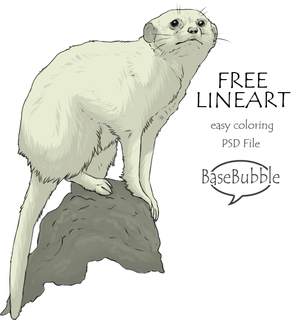 .: Free Meerkat Lineart Base : PSD :. by BaseBubble on DeviantArt