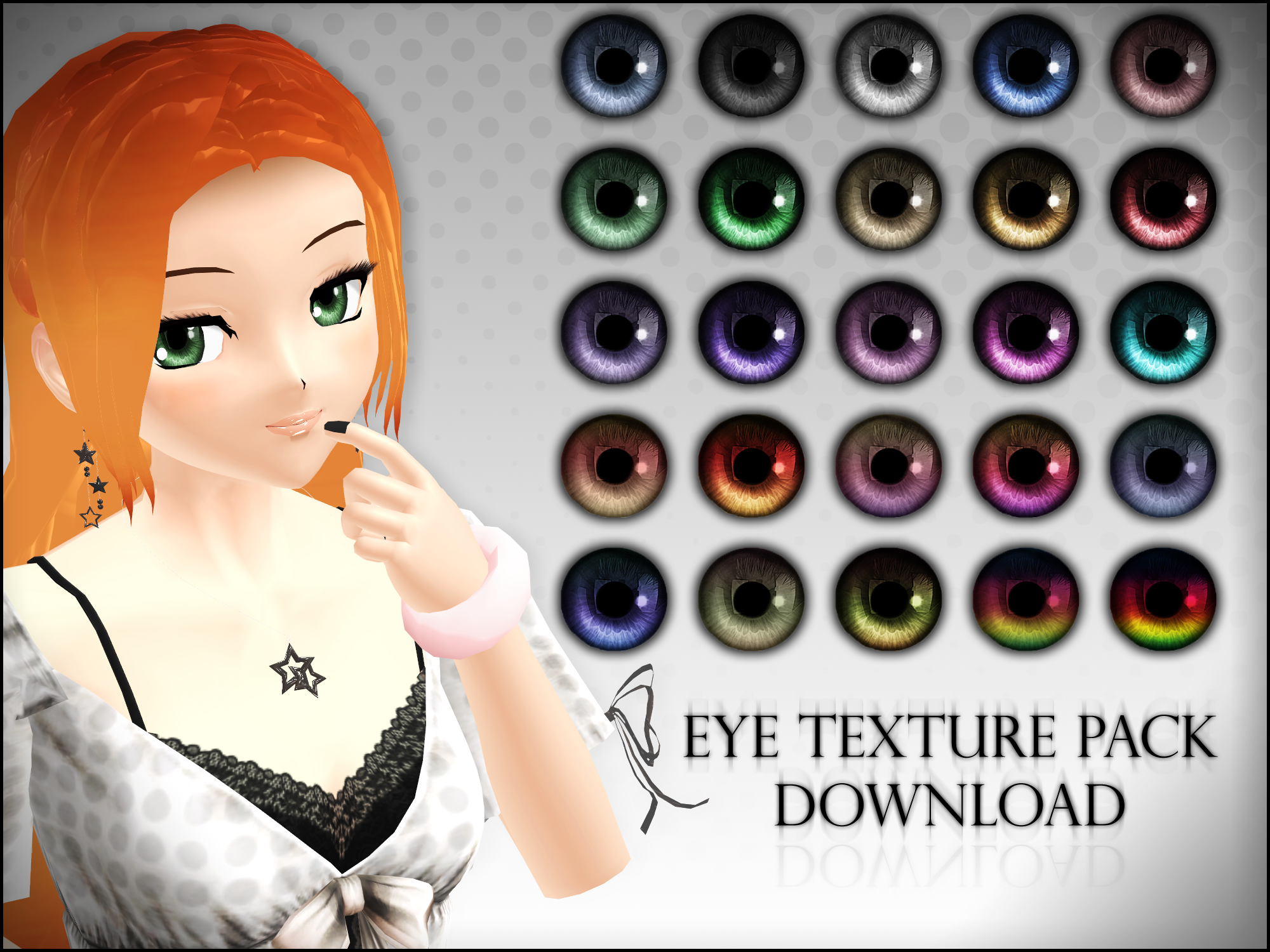 -MMD- Eye texture pack DOWNLOAD