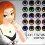 -MMD- Eye texture pack DOWNLOAD