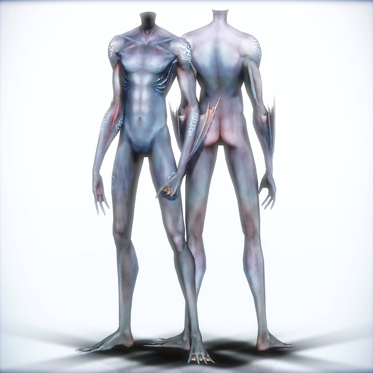 Amphibious male base - MMD DL -