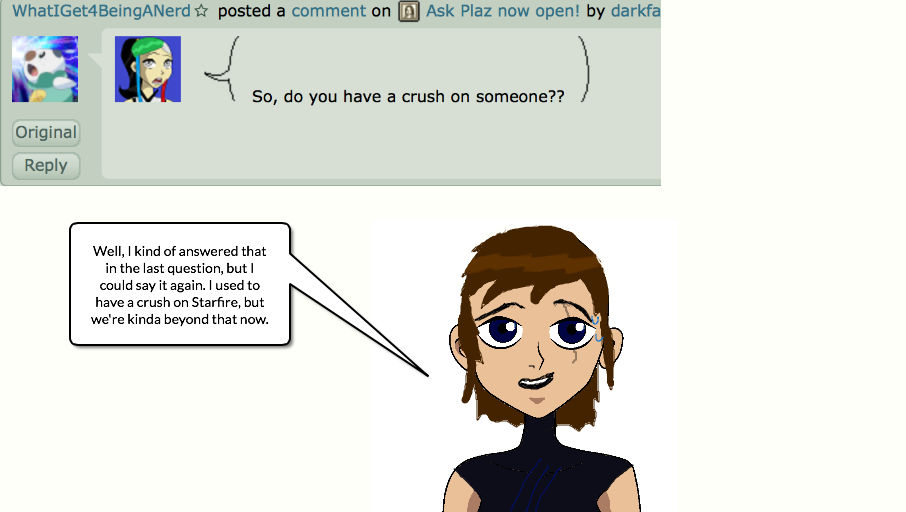 Answer #2 by darkface03 on DeviantArt