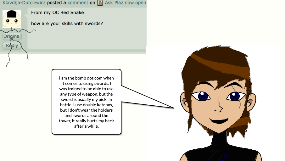 Answer #4 by darkface03 on DeviantArt