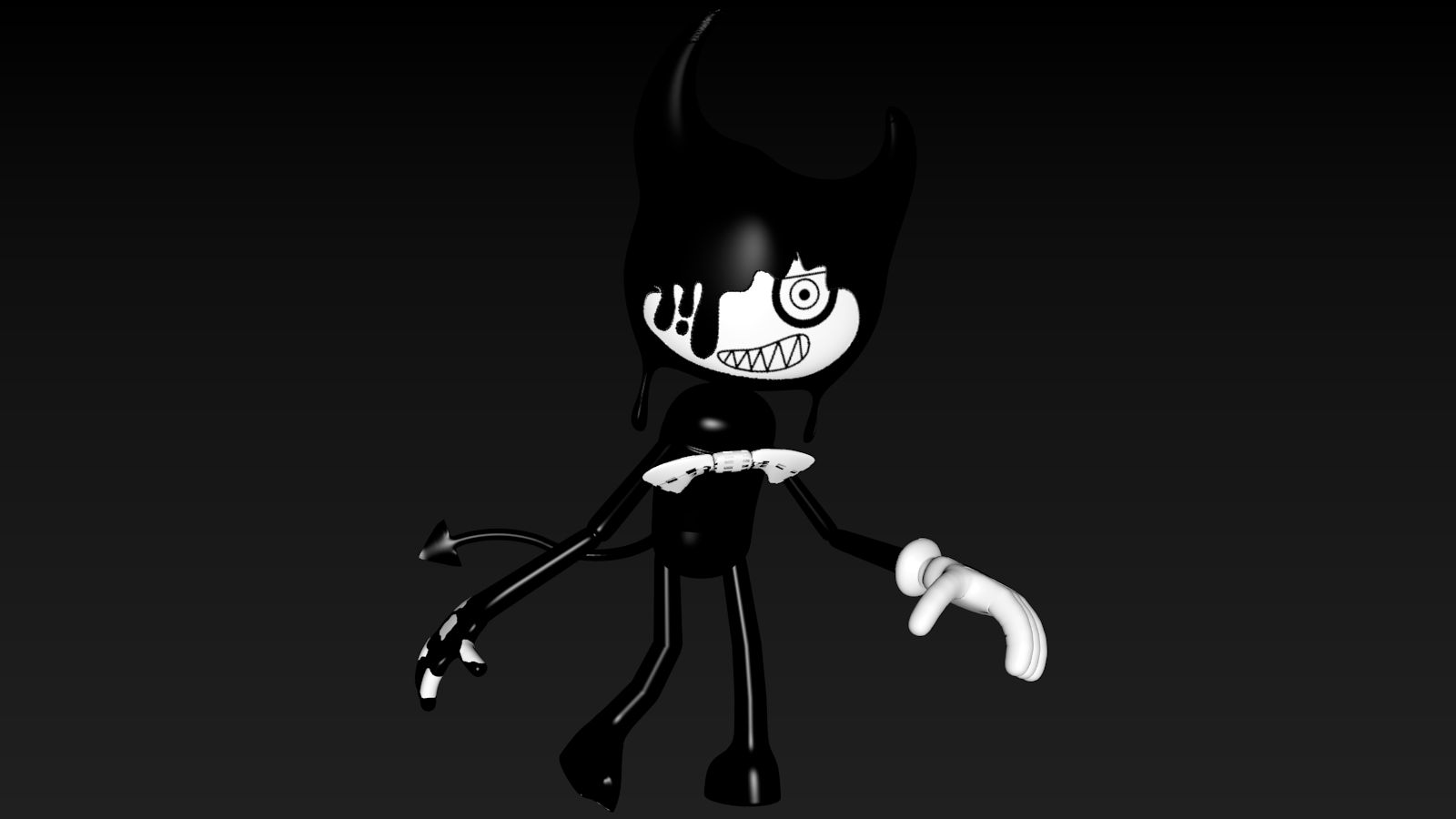 ''Bendy'' (textured face) by AmenKing1999 on DeviantArt