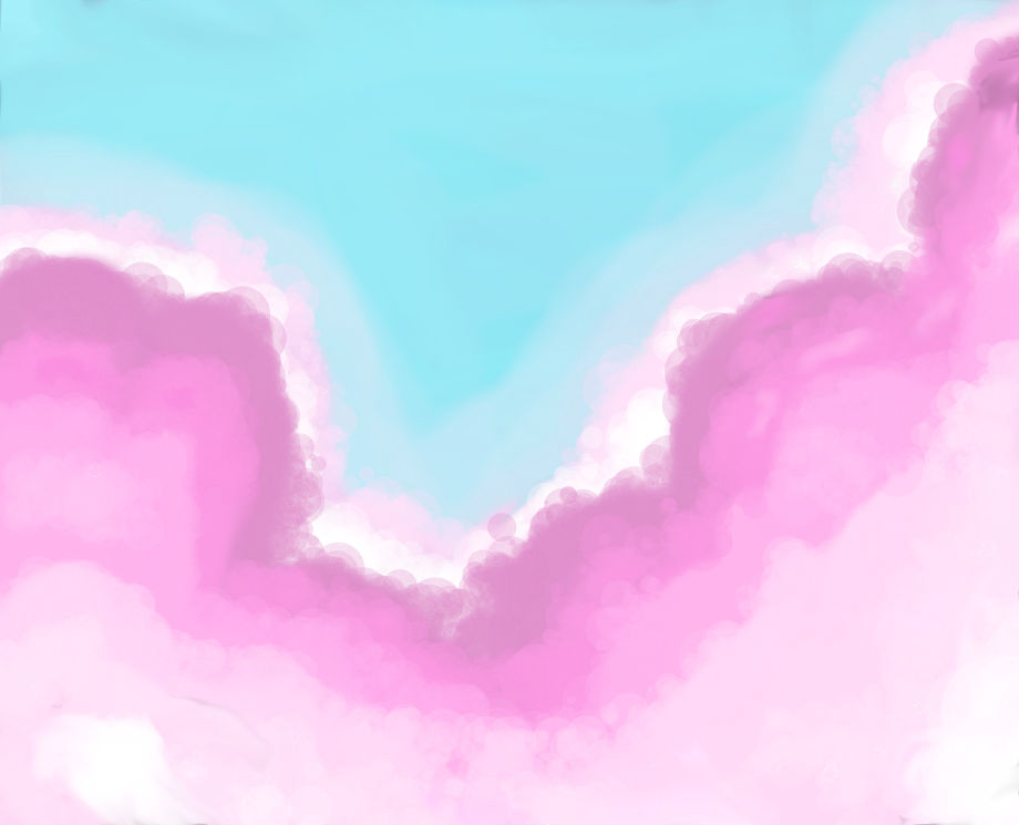 Pink clouds by Cakedragon123 on DeviantArt