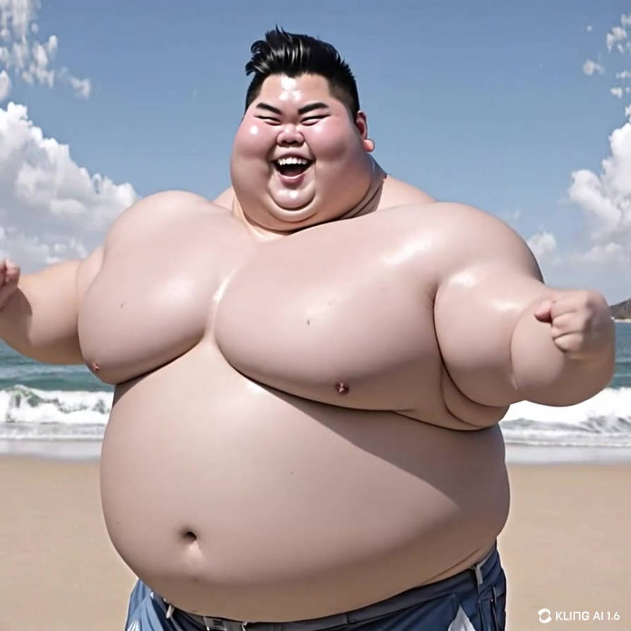 superchubby man on beach by RungaKujo on DeviantArt