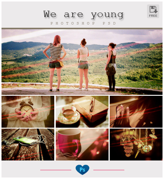 we are young PSD