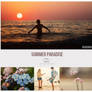 Summer paradise PSD