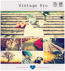 Instagram Vintage Pro - Photoshop ATN