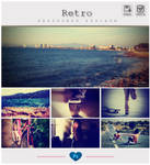 Retro Instagram Photoshop PSD+ATN