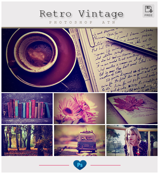 Retro Vintage - Photoshop Action