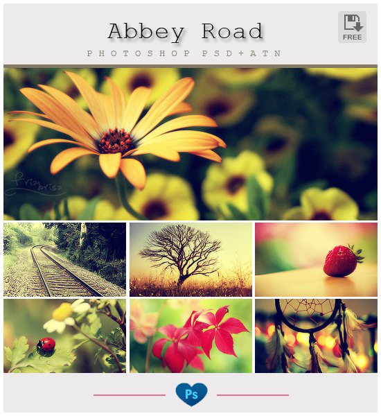 Abbey Road - Photoshop PSD+ATN