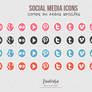 Social media icons psd