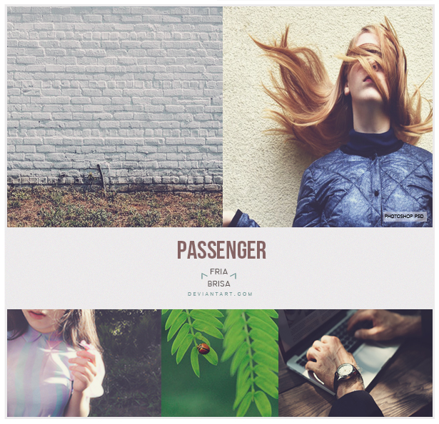 Passenger - Photoshop PSD