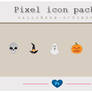 Pixel icon pack Halloween