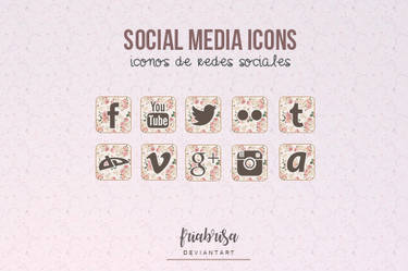 Social media icons - png
