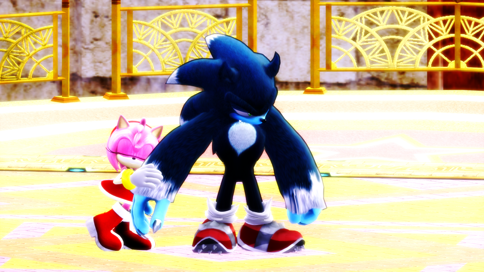 Amy and Sonic the werehog! AWW! by Vampirenight16 on DeviantArt