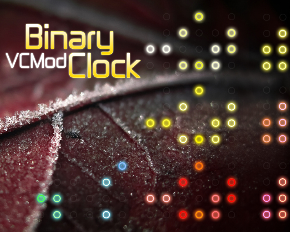 Binary Clock - VCMod by VClouds on DeviantArt