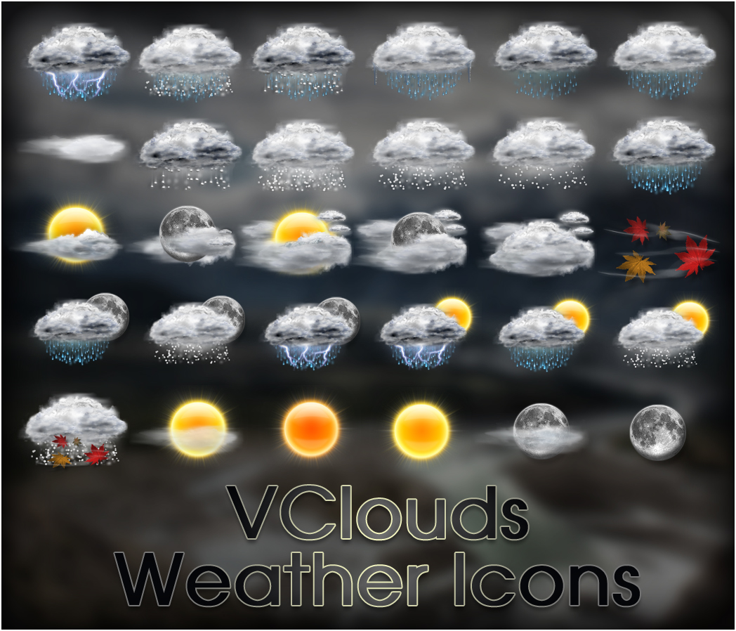 VClouds Weather Icons