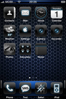 Blue theme - iPhone