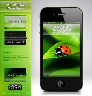 MiniSlider iPhone 4 theme