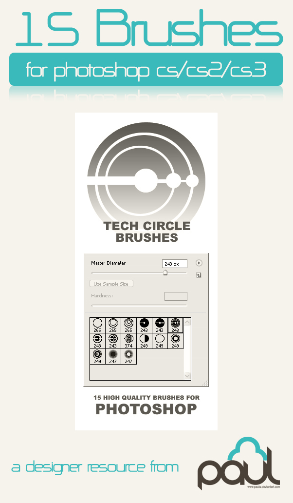 Tech Circle Brushes