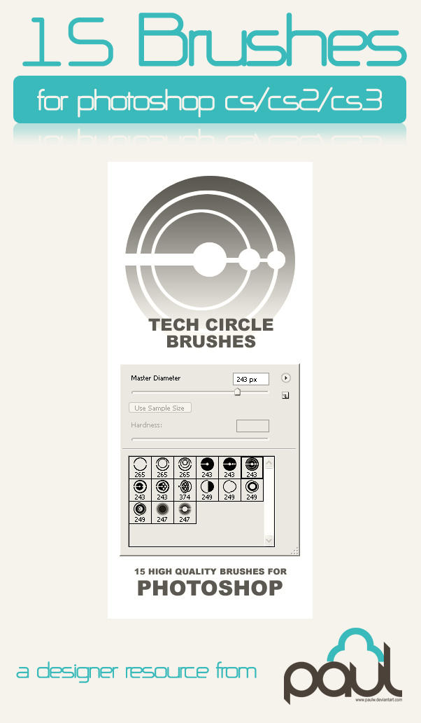 Tech Circle Brushes by PAULW on DeviantArt
