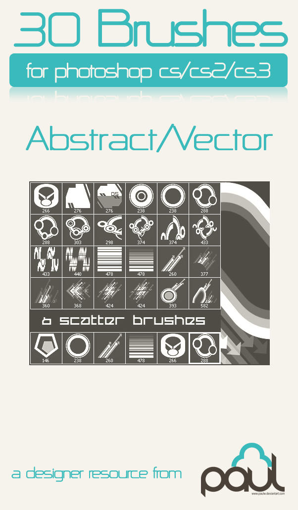 Abstract - Vector brushes 2 by PAULW on DeviantArt