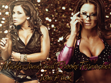 Mickie James and Brooke Tessmacher icon pack