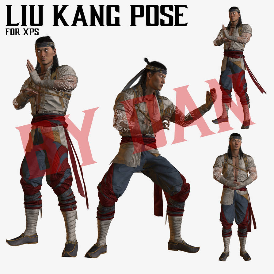 Lord Liu Kang Pose Pack for XPS by DAN by XXXRetro on DeviantArt